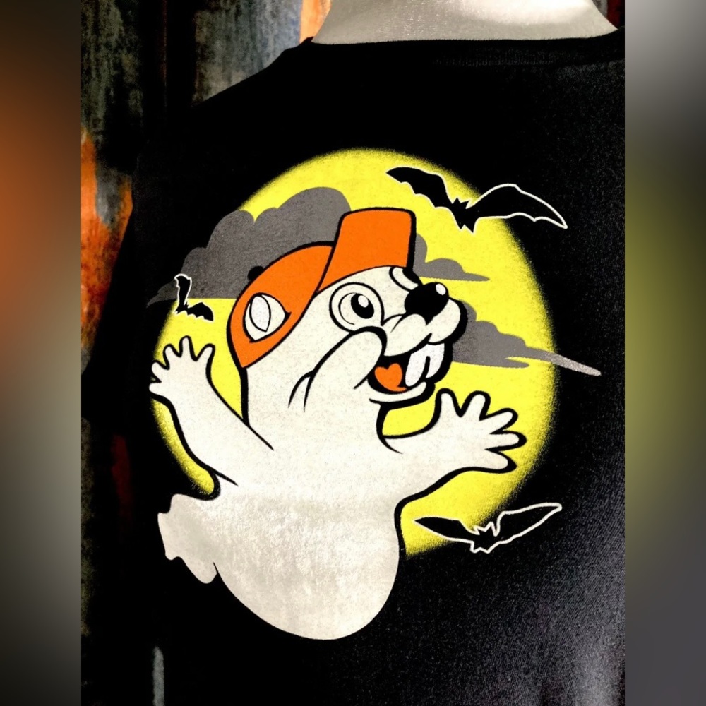 Buc-ees Halloween Boo Yah Graphic T-shirt | Unisex Youth Large - Picture 6 of 10
